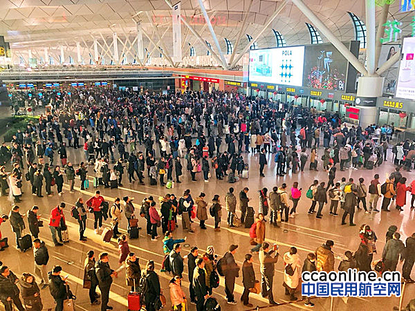 沈阳桃仙机场2018年春运，运输旅客218.7万人次