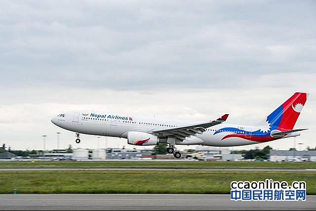 尼泊尔航空接收其首架空客A330飞机