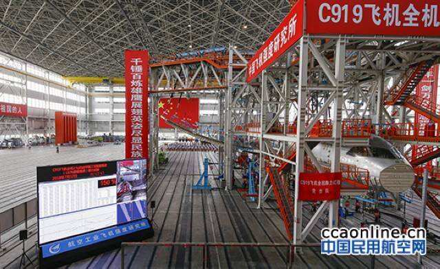 C919大型客机完成2.5g极限载荷静力试验