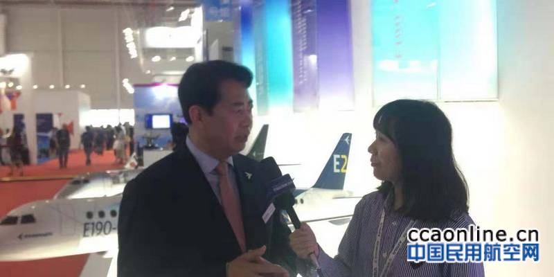 中国民用航空网专访巴航工业全球副总裁兼大中华区总裁关东元先生