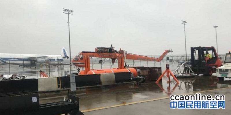 “空中吊车”从南京机场踏上返乡旅程