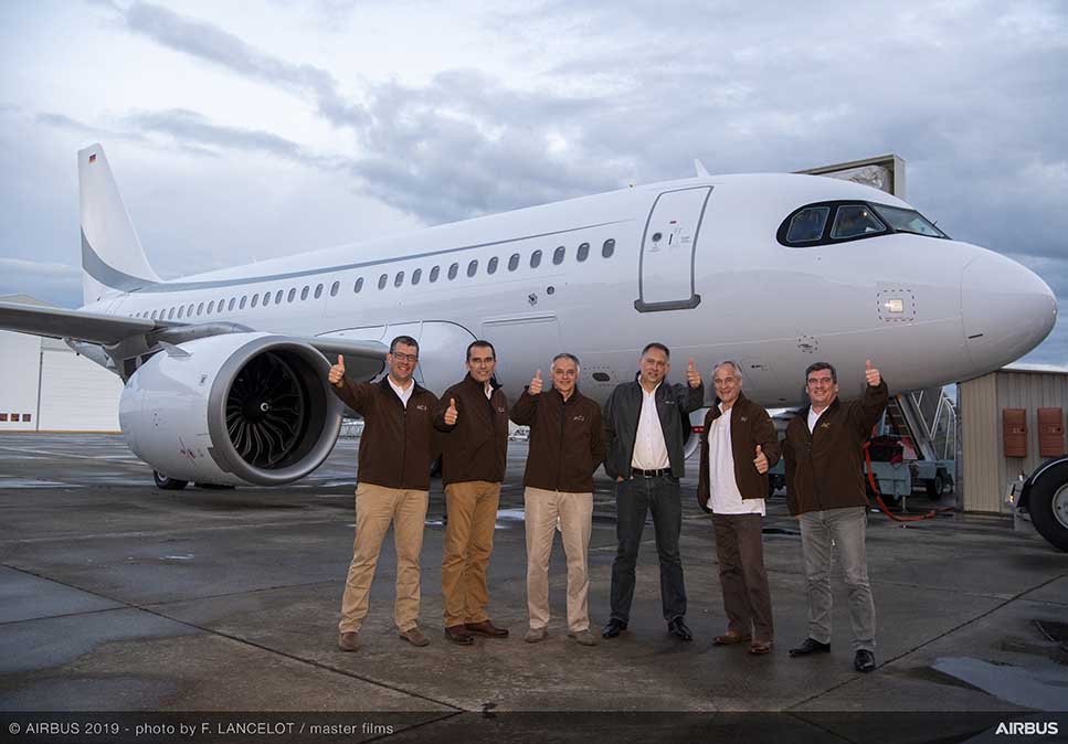 空客ACJ319neo公务机完成创纪录飞行