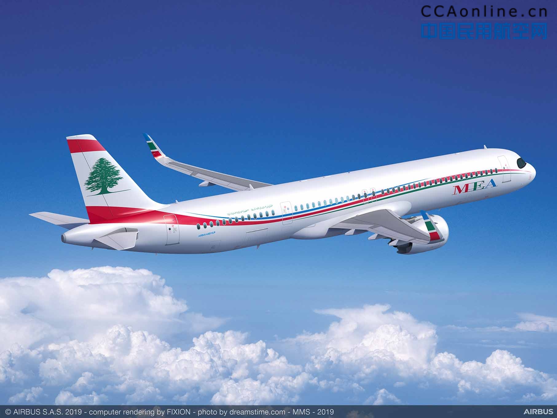 中东航空订购4架空客超远程型A321XLR飞机