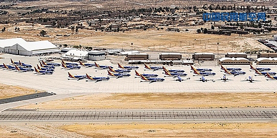 波音-737Max现身加利福尼亚飞机坟场，场面令人震撼
