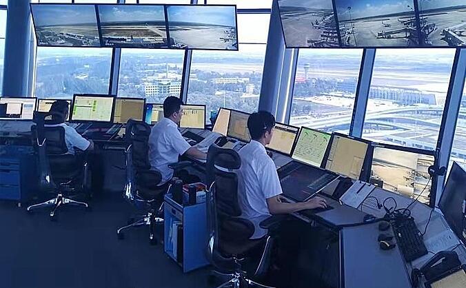 宁夏空管分局塔台管制室圆满完成中阿博览会保障