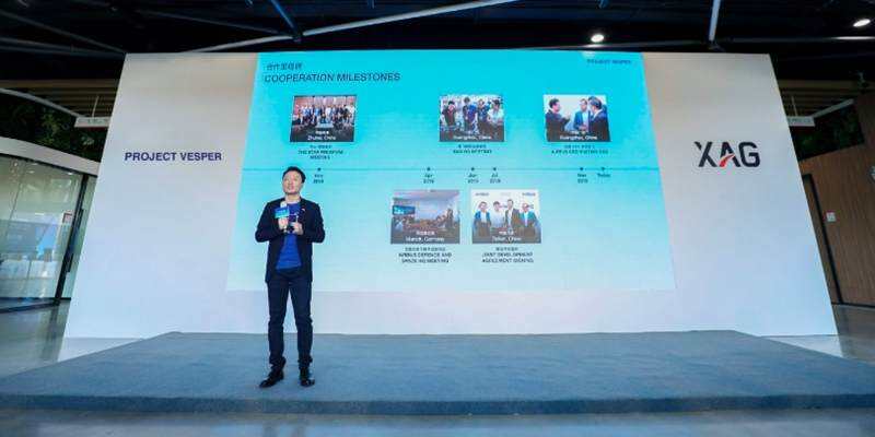 空客与极飞科技共同举行物流无人机试运行演示