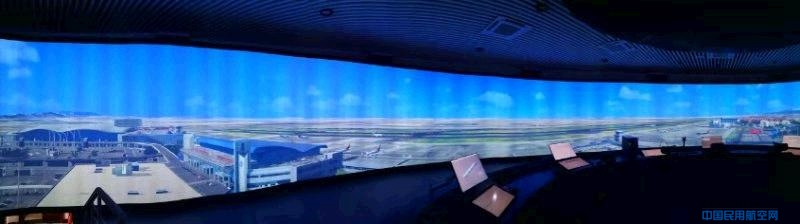 新疆空管局全景塔台管制模拟机安装及配套改造项目建设完成