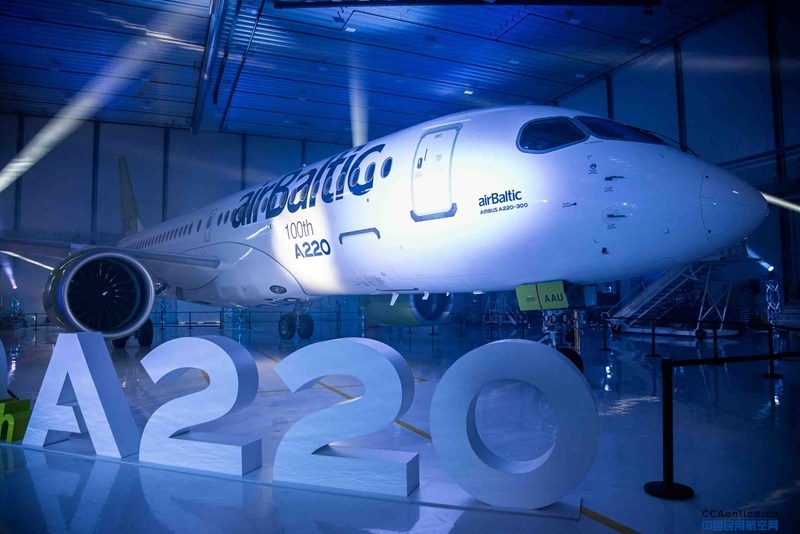 空客下线第100架A220客机，将交付波罗的海航空