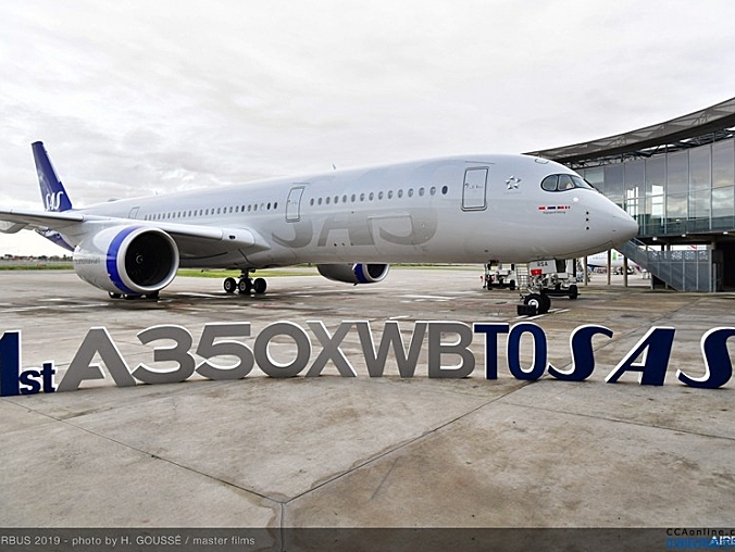 北欧航空公司接收其首架空客A350-900飞机