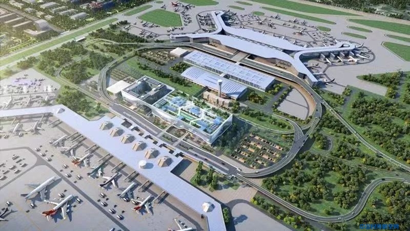 海口美兰机场二期扩建项目全面复工