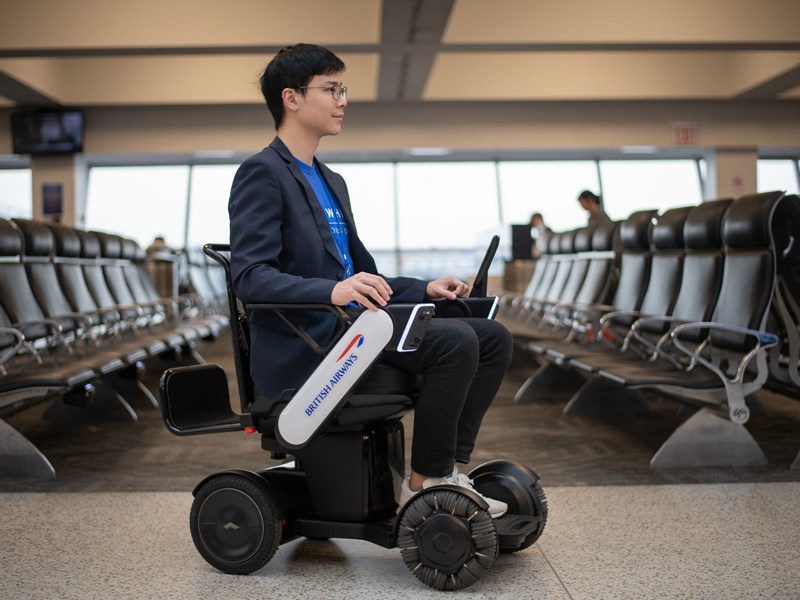 英国航空在肯尼迪机场测试自动驾驶轮椅