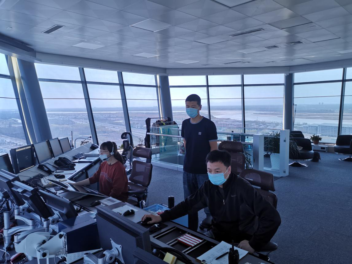 宁夏空管分局塔台管制室顺利完成武汉复航航班保障工作