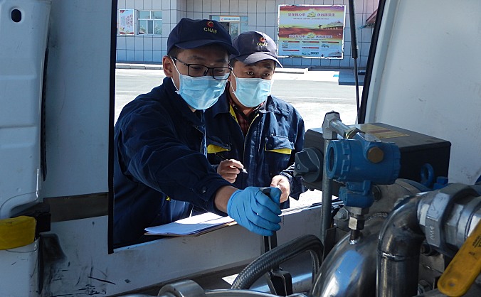 中国航油内蒙古首次自主完成全区25个站点流量计检定工作