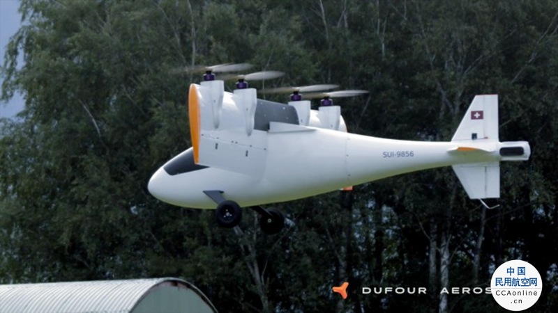 瑞士Dufour Aerospace公司完成一架大型eVTOL演示机的第一阶段测试