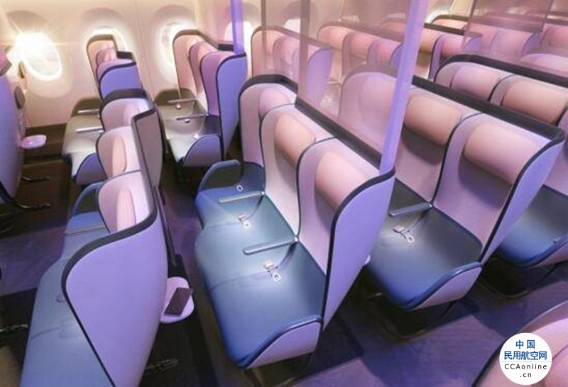 英国一公司设计了一款新型机舱座椅，彻底改变现有座位模式