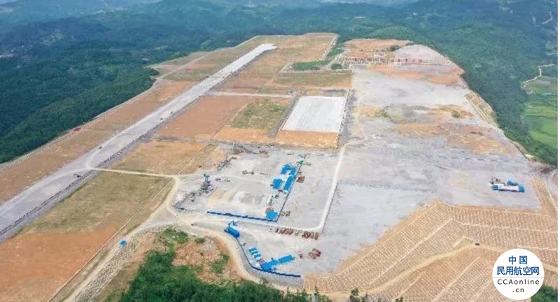 湘西机场航站楼主体桩基浇筑完成，预计年底达成试飞条件