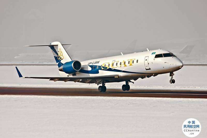 斯卡特航空一架客機與鳥群相撞