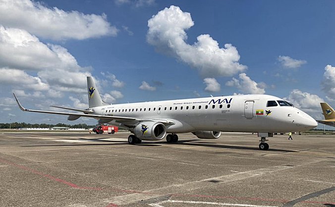 巴航工业E190加入缅甸国际航空并投入商业运营