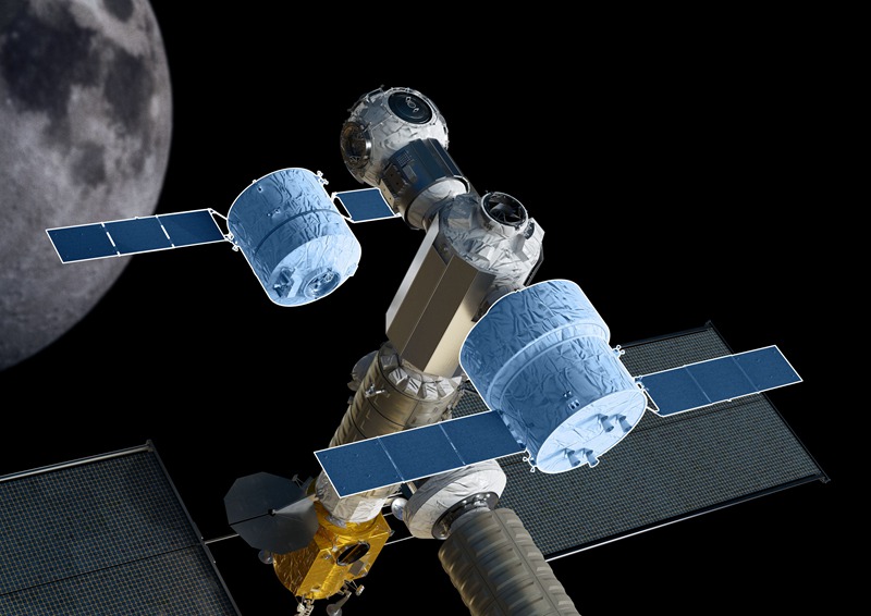 空中客车为欧洲航天局月地运载飞船研究“月球漫游者”概念