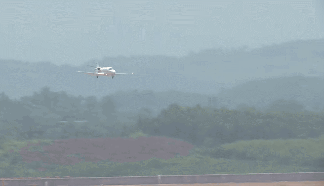 振翅！韶关丹霞机场今天正式开启校飞程序！