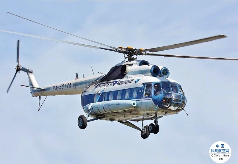 降落时撞到树冠 俄罗斯一架米-8直升机实施迫降