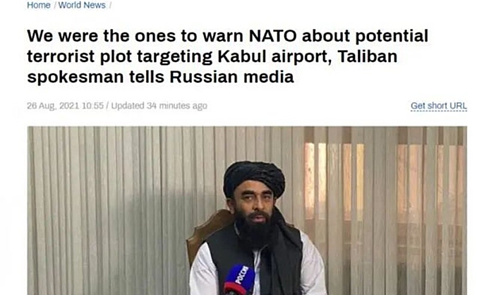 “喀布尔机场可能遭袭”，塔利班：消息是我们告诉北约的！
