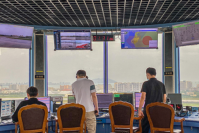 台风“圆规”解除，三亚空管站全力恢复航班运行
