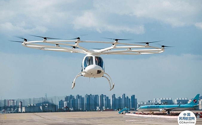 Volocopter在韩国展开了首次载人空中出租车飞行