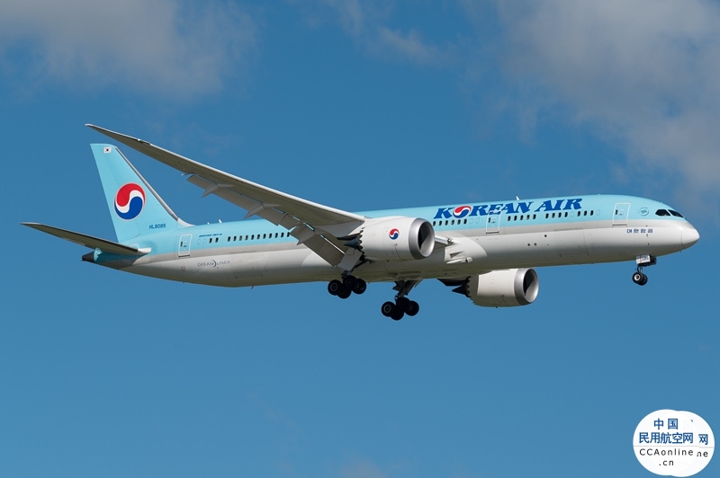 大韩航空公布中国大陆地区航线恢复及增班计划