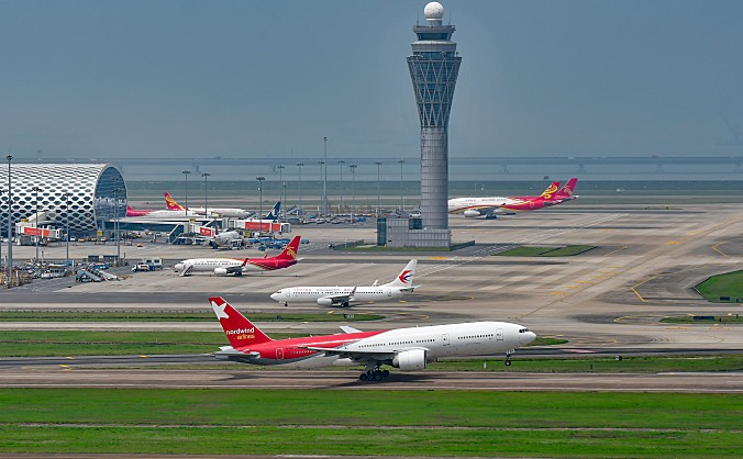 2022年春运深圳空管站保障机场29768架次航班起降
