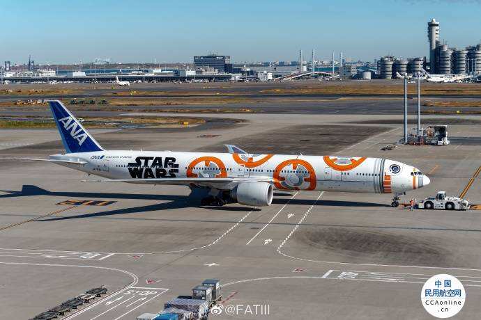 全日空將退役BB-8彩繪機
