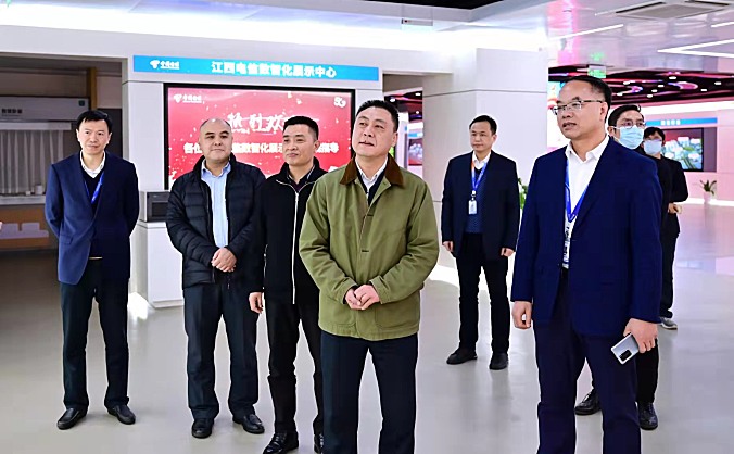 东航江西分公司总经理张宇辉带队走访中国电信江西分公司