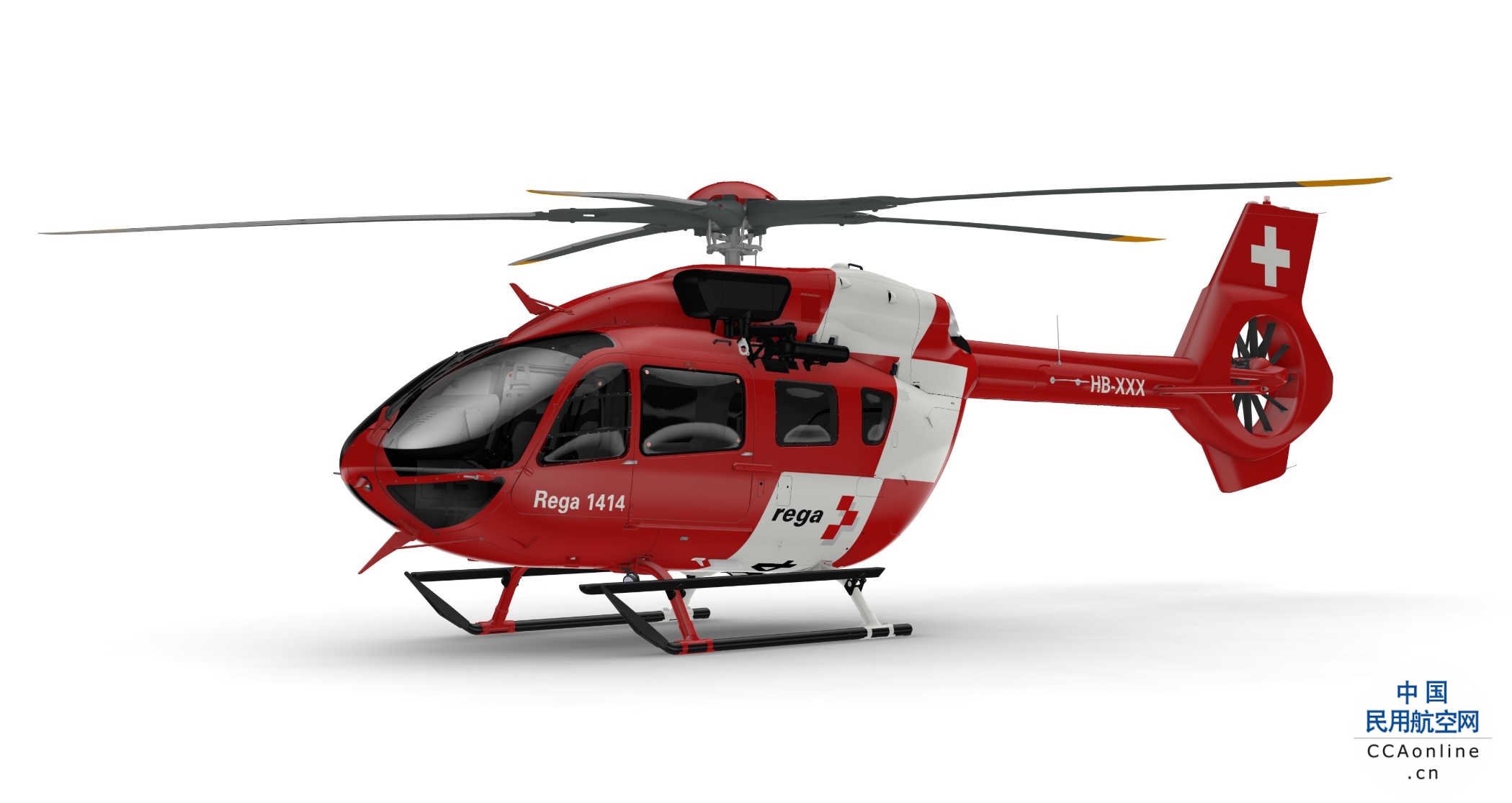 瑞士空中救援服务机构Rega订购九架五桨叶H145直升机