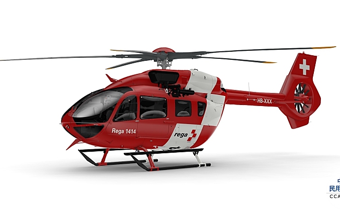 瑞士空中救援服务机构Rega订购九架五桨叶H145直升机