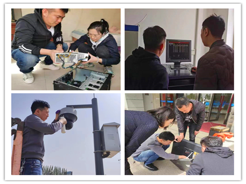 宁夏民航蓝天管理服务有限公司技术工程部完成2022年度分局安防设备春季换季工作