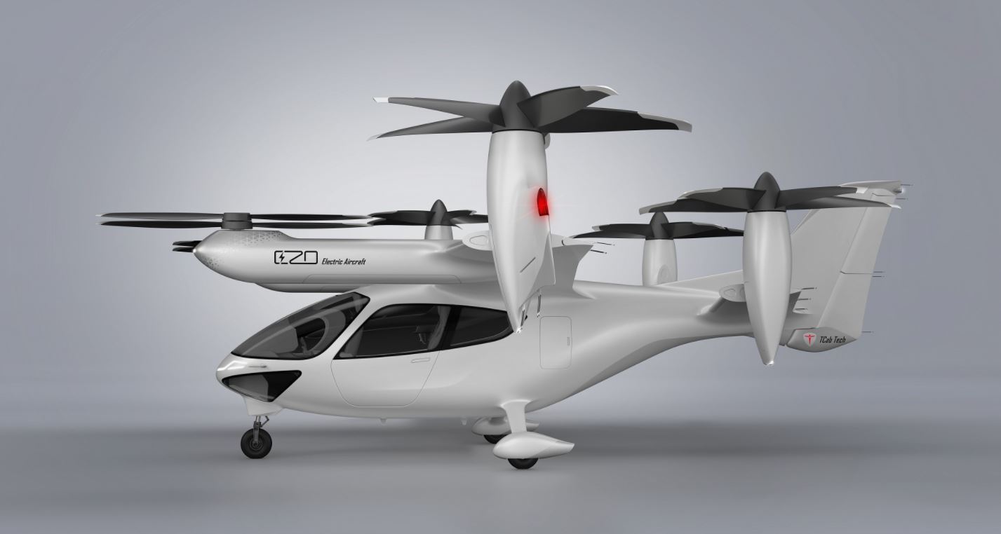 赛峰集团携手时的科技为E20电动垂直起降飞行器提供电机
