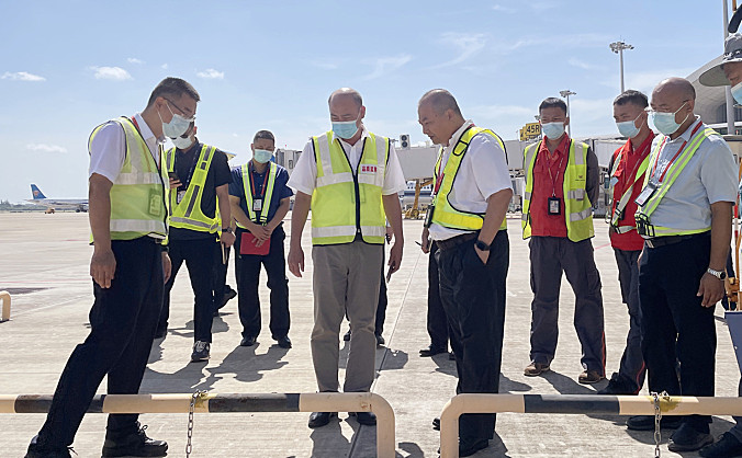 安全生产月首日，海口美兰机场开展2022年设备设施抗风防汛专项突击检查