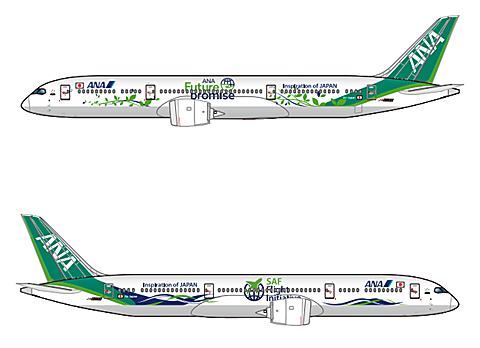 全日空选定两架波音787用于可持续发展计划