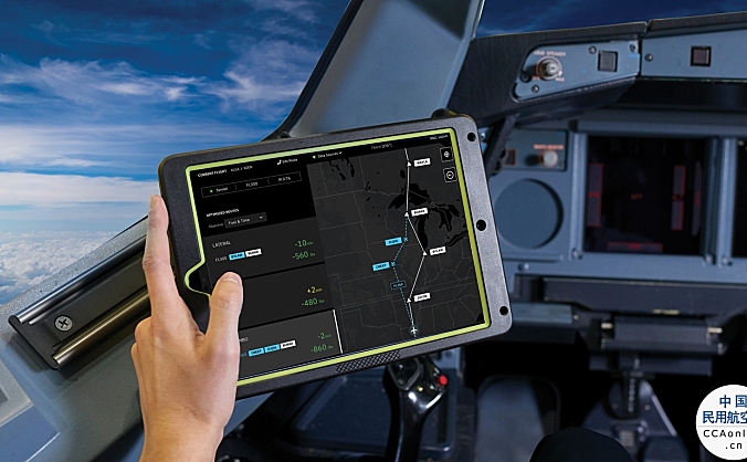 柯林斯宇航推出FlightHubTM电子飞行文件夹，能够使用新的节油应用软件