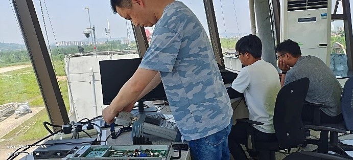 黄山机场通导部圆满完成青龙湾机场通信设备代维工作
