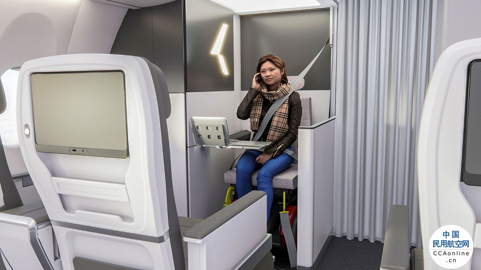 柯林斯宇航和 NIAR 为坐电动轮椅的航旅乘客开发概念设计