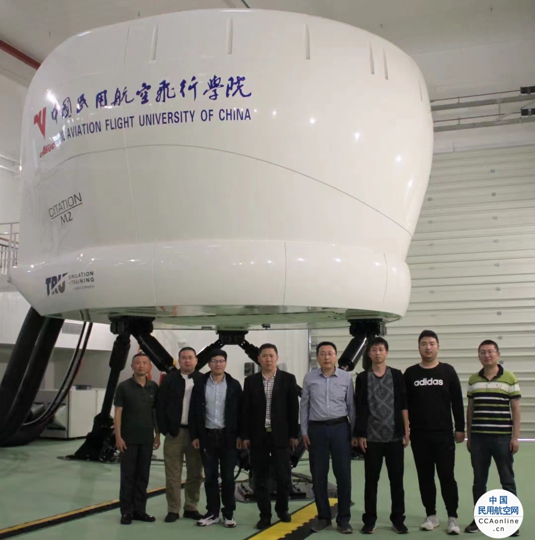 中国民航飞行学院的TRU Simulation + Training 赛斯纳奖状M2全动模拟机通过中国民航局D级鉴定