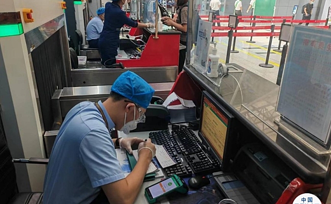 锡林浩特机场开展过站航班离港系统中断应急演练