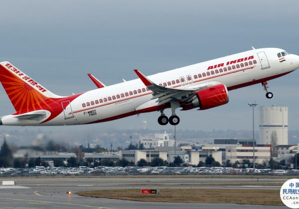 FILE PHOTO: An Air India Airbus A320neo plane takes off in Colomiers near Toulouse, France, December 13, 2017. REUTERS/Regis Duvignau/File Photo