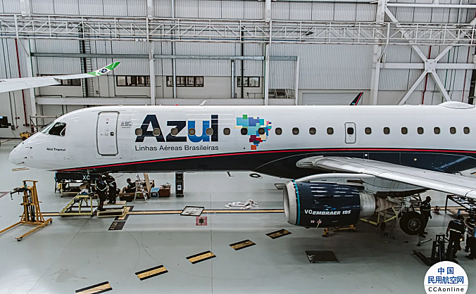 Azul航空公司预计到2023年将减少40%的E1飞机