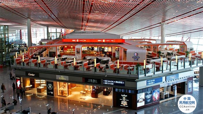 首都机场餐饮店面施工现场实现24小时“可视”管理