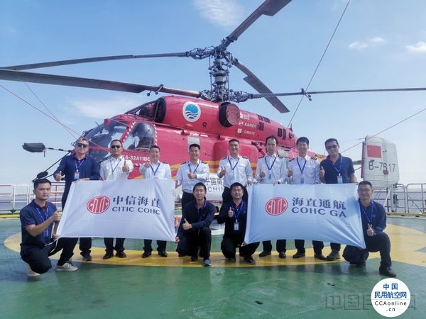 中信海直机组随中国第39次南极科考队出发