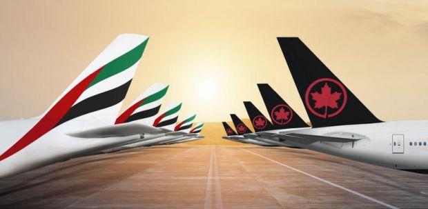 阿联酋航空与加拿大航空启动代码共享合作