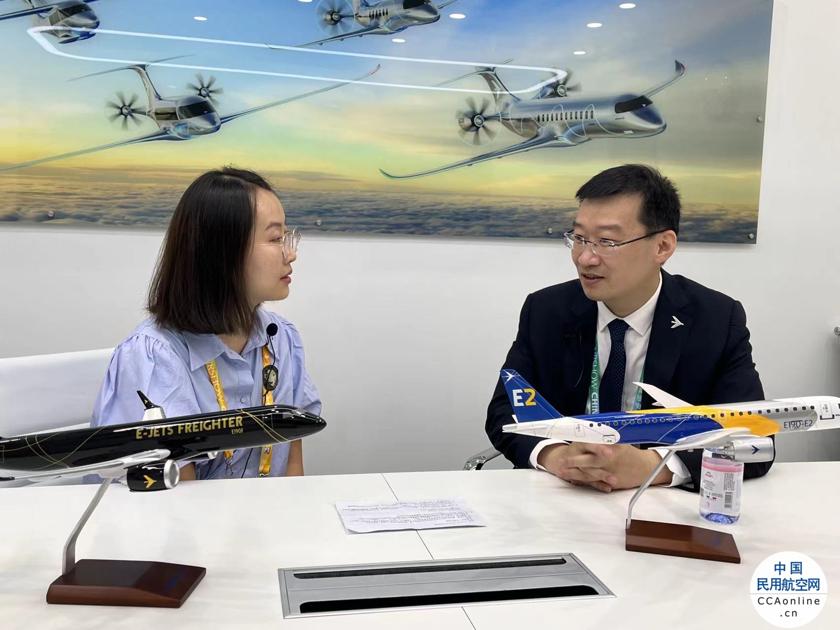 中国民用航空网专访巴航工业大中华区商用飞机市场总监 谢威