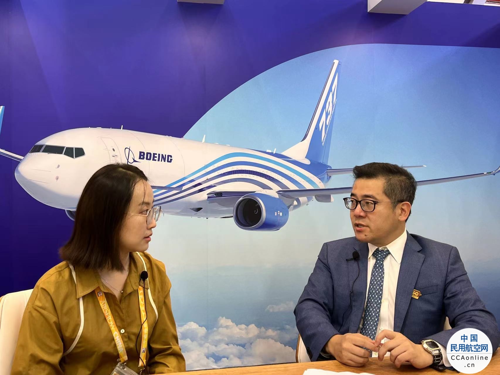 中国民用航空网专访波音民机集团大中华区市场销售全球副总裁 高思翔